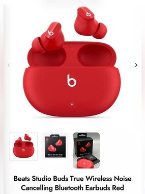 BEATS Studio Buds Wireless Earbuds - Red